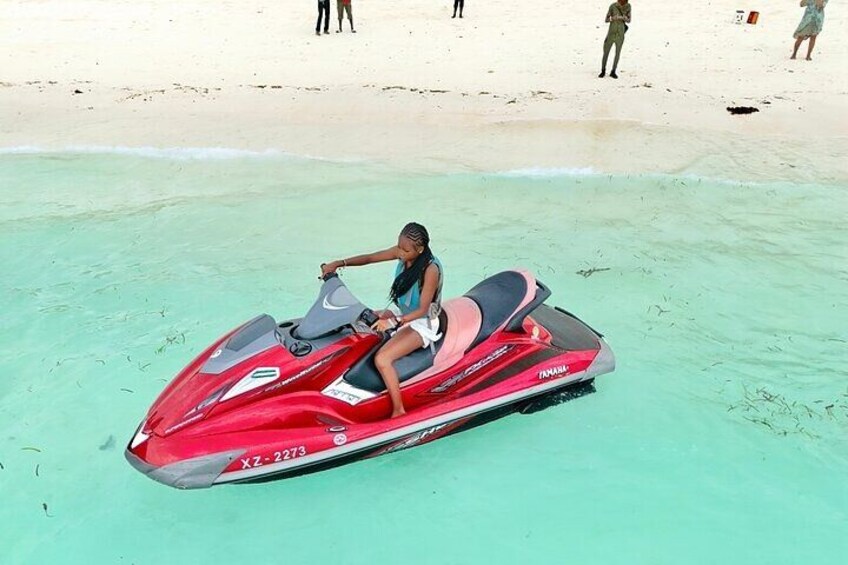 Zanzibar Jet Ski Adventure with Drone Photography 5