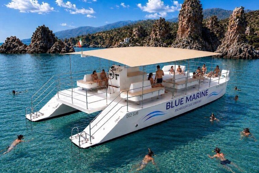 Catamaran tour Zingaro and Scopello Reserve 1