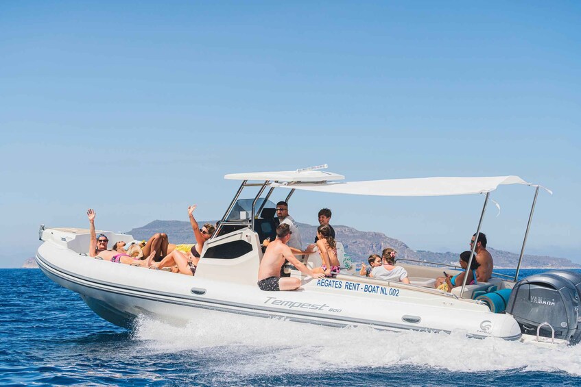 Picture 5 for Activity Trapani: Elite Experience on a Luxury 2026 Inflatable Boat to the Egadi Islands 3