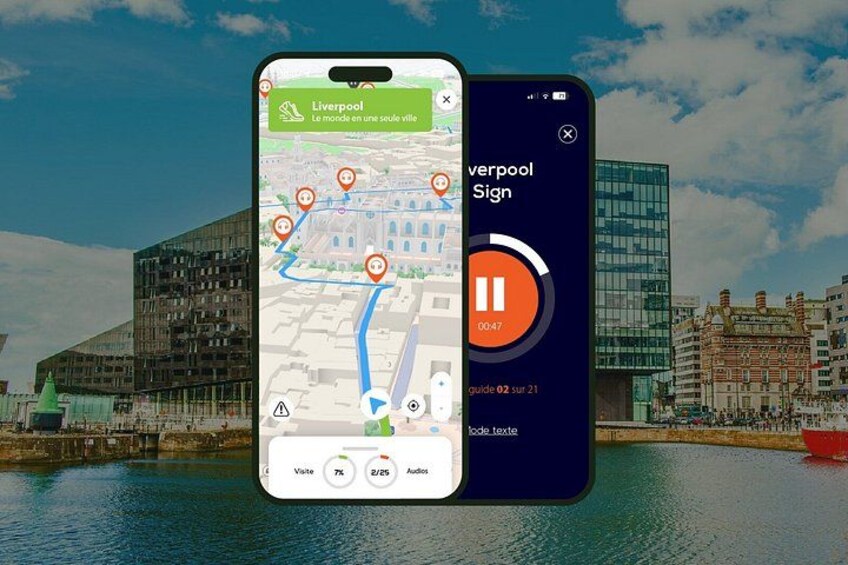 Liverpool Audio Guided Walking Tour 3h00 and 25 Audios 1