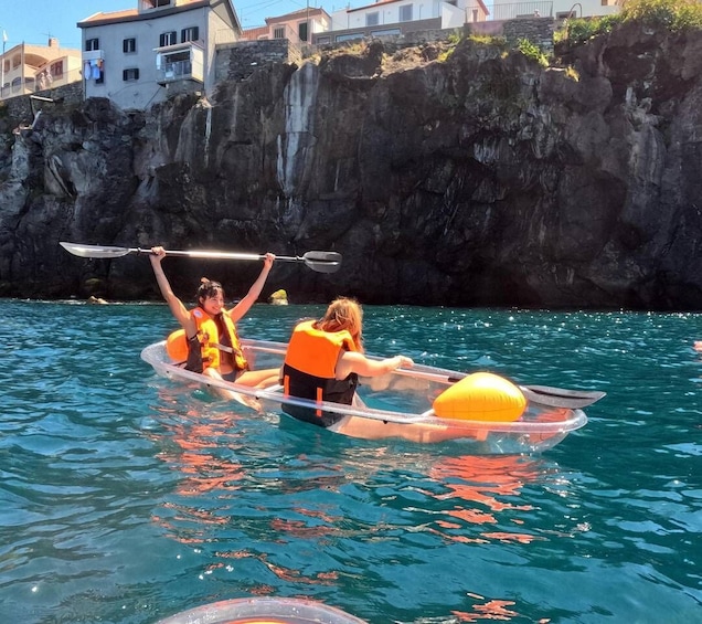 Picture 9 for Activity Câmara de lobos: Transparent Kayak Rental or Guided Tour 2