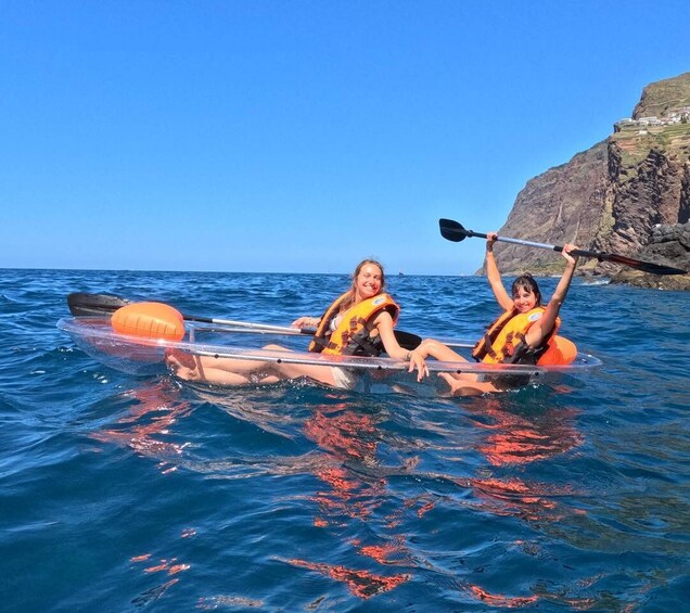 Picture 10 for Activity Câmara de lobos: Transparent Kayak Rental or Guided Tour 3