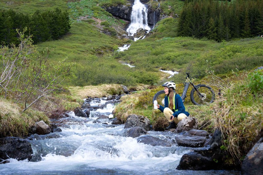 Picture 2 for Activity Ísafjörður: Guided E-Bike Tour with Waterfall & Valley Views 2