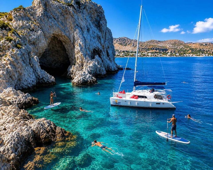 Picture 2 for Activity Rhodes: 3 Hour Cruise to Anthony Quinn Bay, Ladiko & Afandou 2
