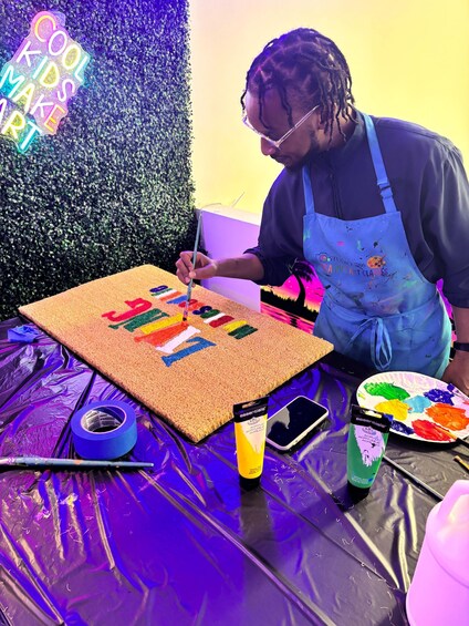 Picture 1 for Activity Houston: DIY Doormat Painting Workshop 2