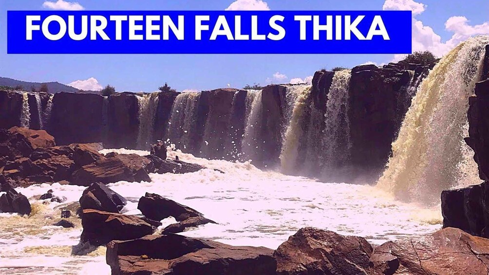 A series of waterfalls at Fourteen Falls Thika. 5