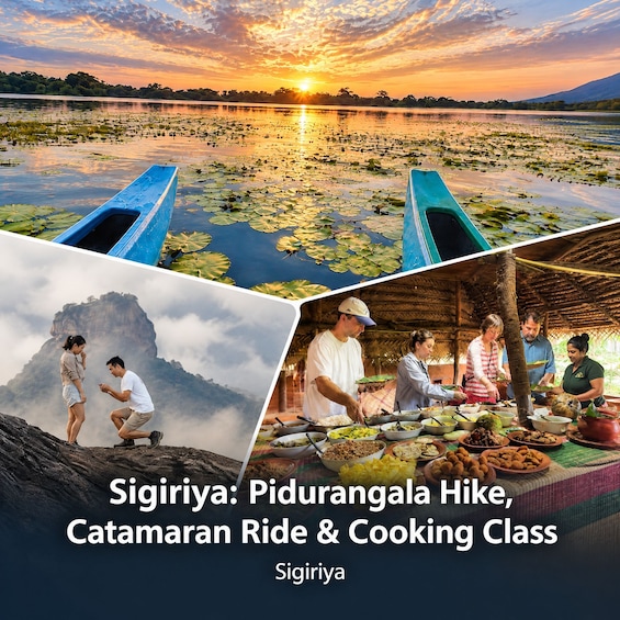 Sigiriya: Pidurangala Hike, Catamaran Ride & Cooking Class 1