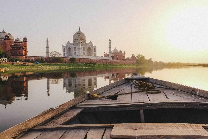 Picture 3 for Activity Agra: Moonlight Taj Mahal Tour from Yamuna River Side 3