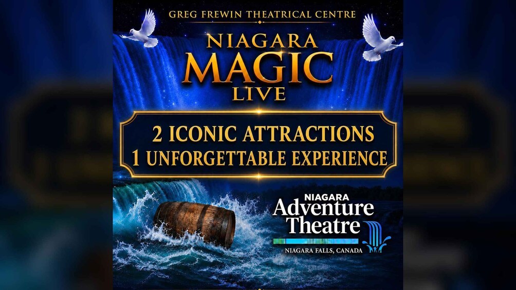 Niagara Adventure Theatre & Greg Frewin Magic Show Combo 1