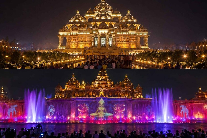 Akshardham Evening Cultural Walk & Water Show Experience 4