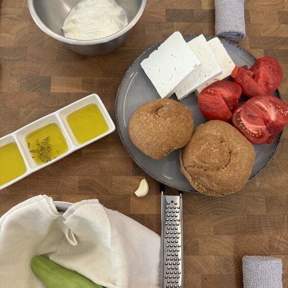 Picture 8 for Activity Athens: Greek cuisine cooking lesson with traditional souvlaki. 5