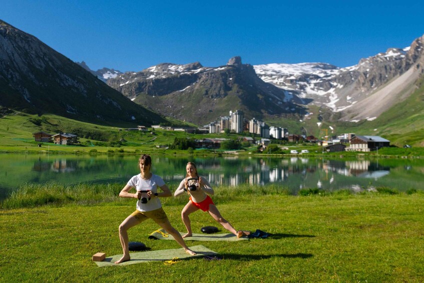 Outdoor mobility/strengthening or stretching session - Tignes 1
