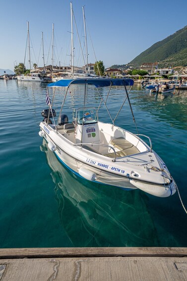 Picture 2 for Activity Lefkada: Ionian Sea Boat Rental Without a License 3