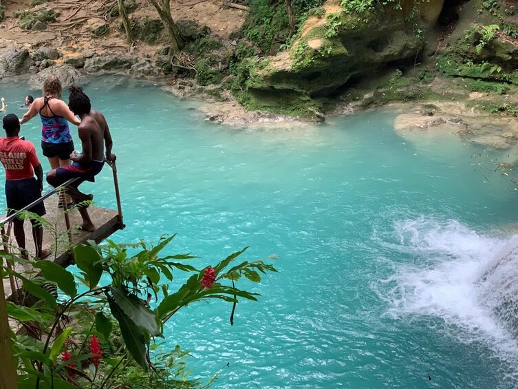 Private Konoko Falls & Blue Hole Adventure Tour 