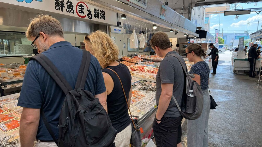 Picture 2 for Activity Niigata: Sake, Seafood Market & Bandai Bridge Walk 5