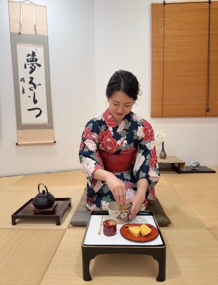 Picture 1 for Activity Tokyo Harajuku: Private Kimono & Matcha Photoshoot 2