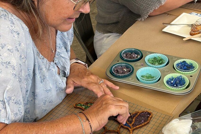 Glass & Resin Maui Suncatcher Workshop in Paia 2