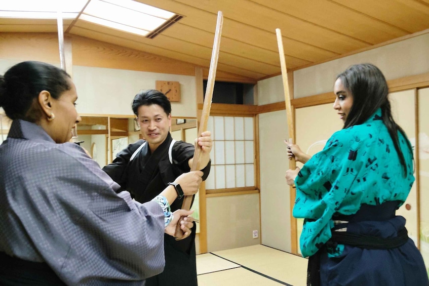 Picture 1 for Activity Private Samurai Experience in Tokyo with Authentic Tate 5