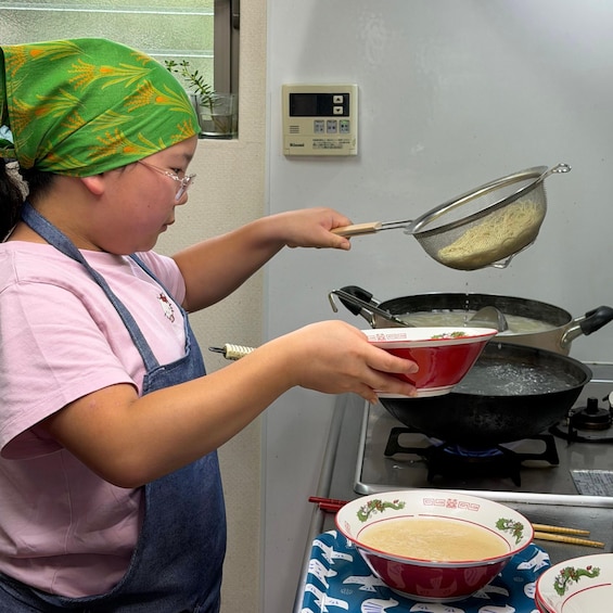 Picture 5 for Activity Fukuoka: Ramen-Making and Matcha Experience 4