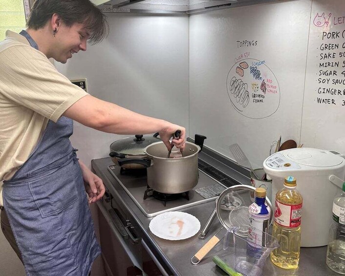 Picture 1 for Activity Fukuoka: Ramen-Making and Matcha Experience 3