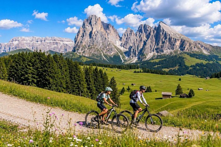 Alpe di Siusi eBike tour to the Seiser Alm mountain hut 2