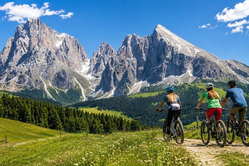 Alpe di Siusi eBike tour to the Seiser Alm mountain hut 4