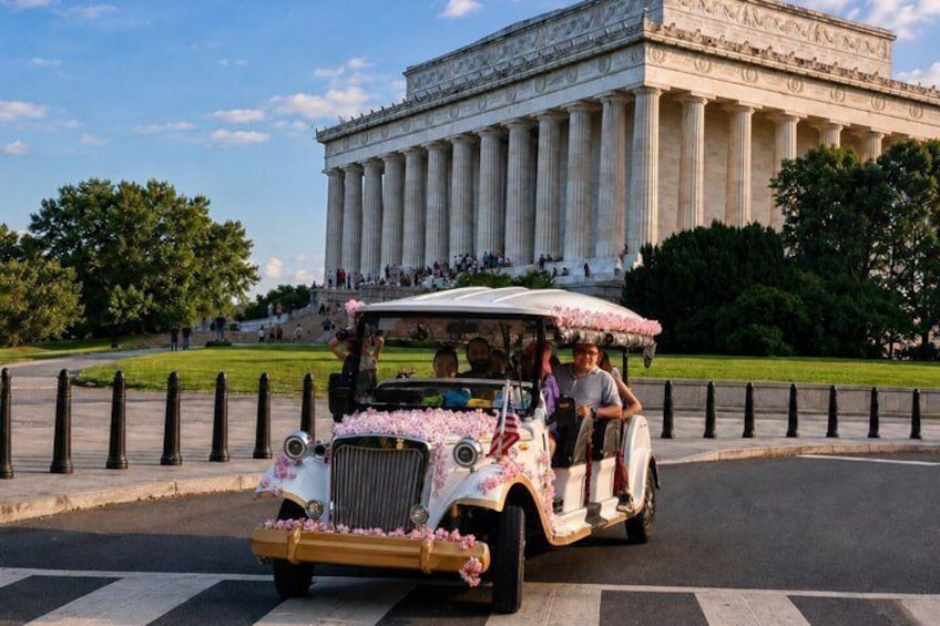 DC: DayTime Small-Group Guided Monuments&Memorials Tour by E-Cart 5