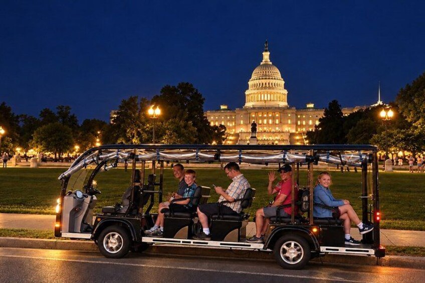 Washington DC Monuments Up Close: Day or Night Electric Cart Tour 1