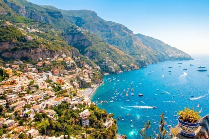 From Rome: Amalfi Coast Cruise, Positano, Ravello & Seaside Lunch 1