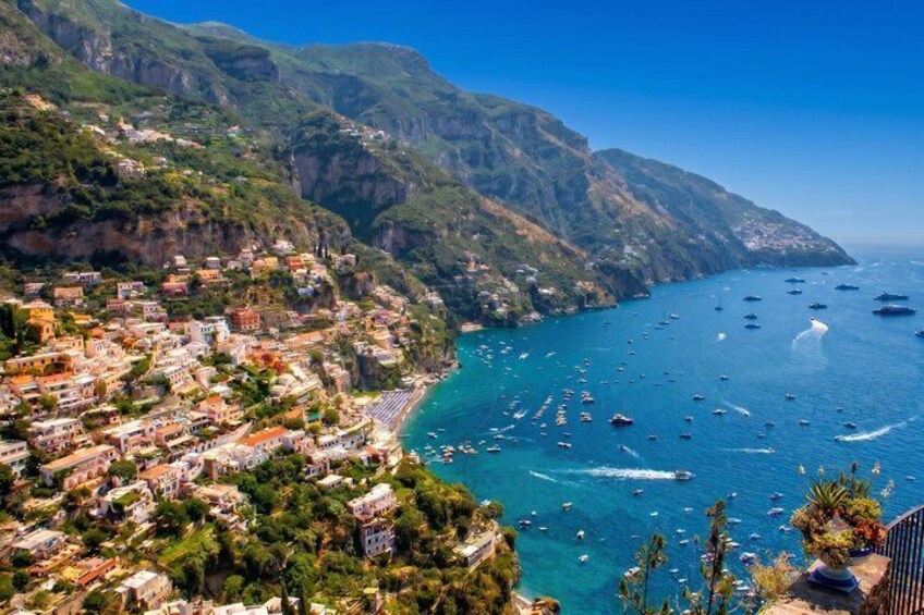 From Rome Day Trip Amalfi Coast in Premium Van & Seaside Lunch 1