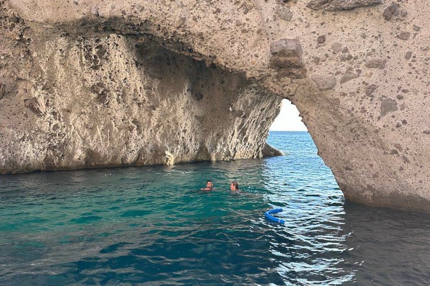 Paros Adventure: Private Luxury Yacht Tour in Antiparos w/Drinks 3