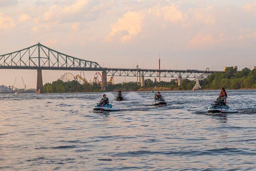 1H-Guided Montreal Jet Ski Sunset Adventure 2