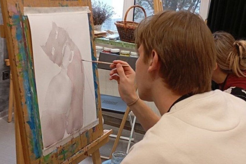 Chișinau Wine Painting Class for All Levels 5