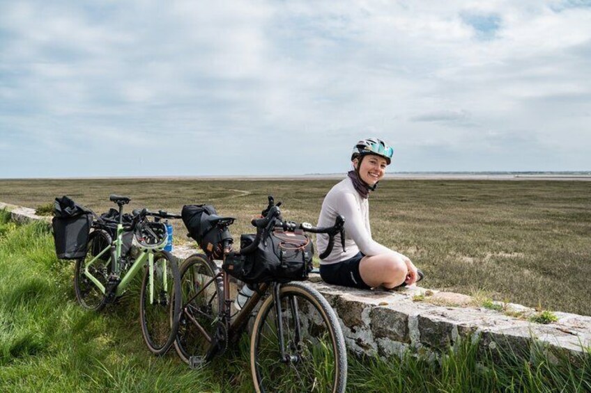 Guided tasting bike ride between Saint-Malo and Cancale 7h 1
