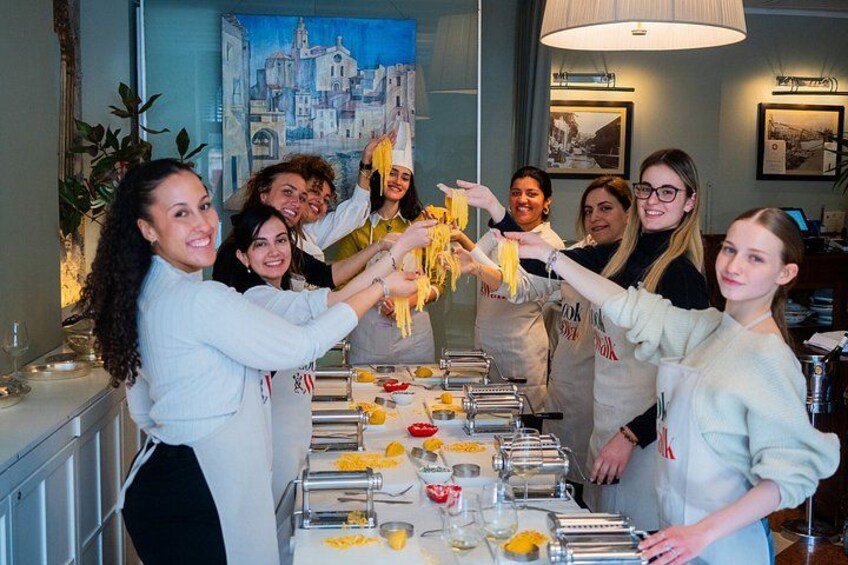 Lecce Ravioli Fettuccine Tiramisu Class with Fine Wine 2