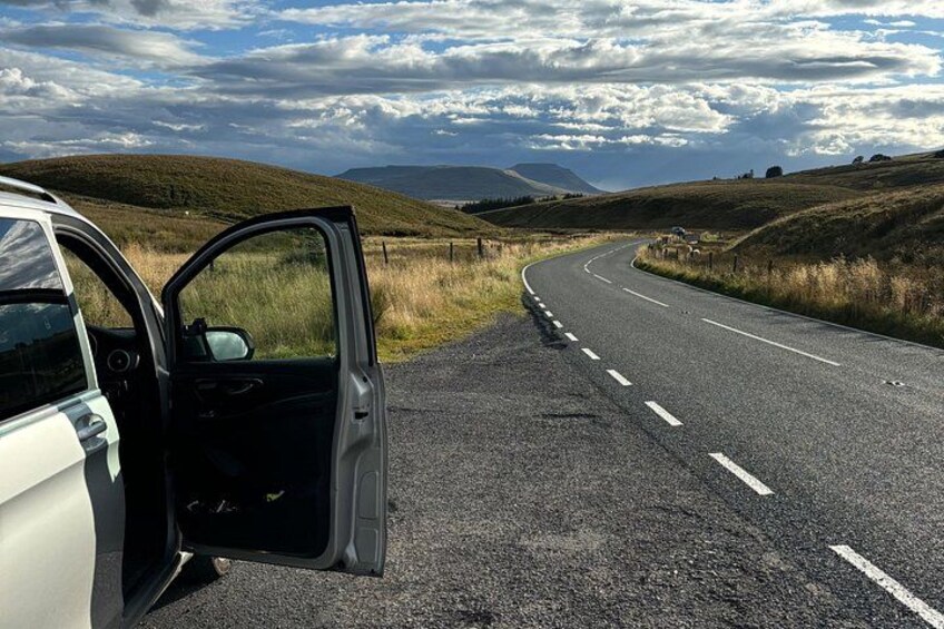 Far into the distance because filming takes place in a national park that is almost 900 square miles in area. 2