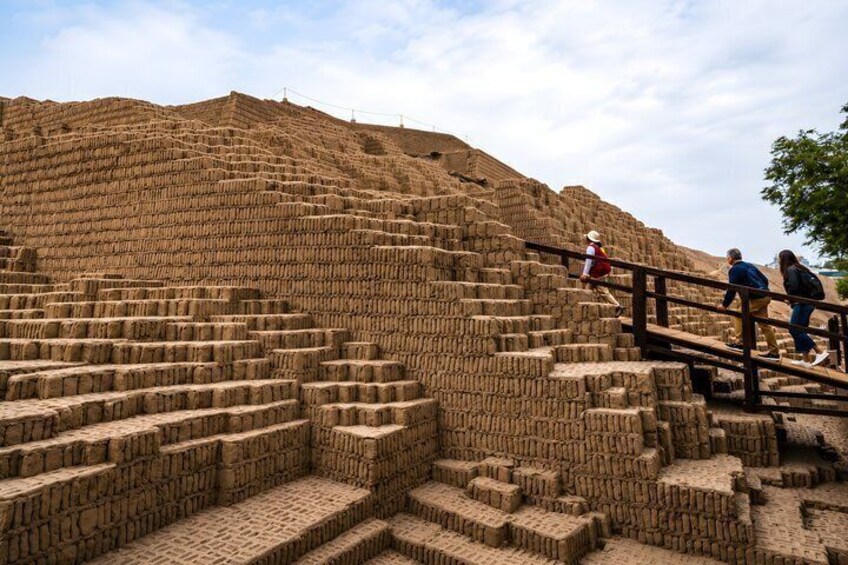 Terraced stone steps leading up a hill. 4