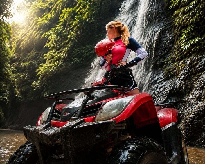 Ubud: Kuber ATV with Historic Tunnel & Waterfalls 1
