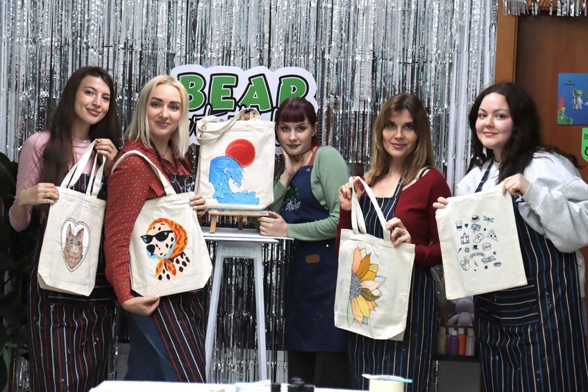 Alicante: Design Your Own Tote Bag Art Workshop 1