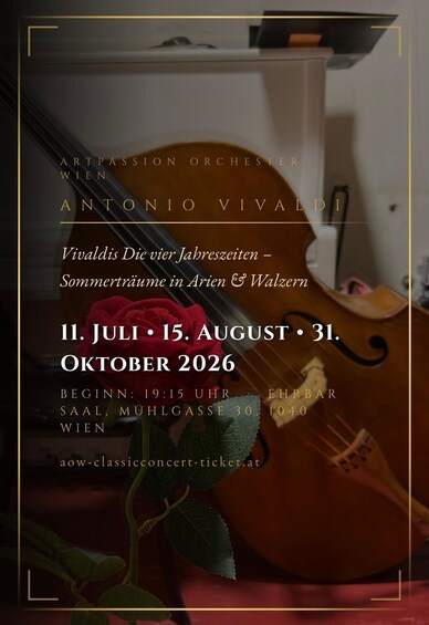 Picture 3 for Activity Vienna: Vivaldi Four Seasons in the Ehrbar Saal – Classical Concert 5