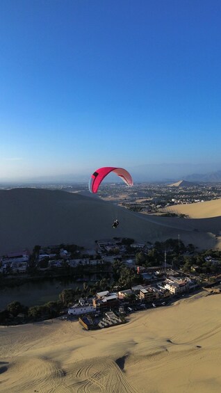 Picture 6 for Activity Huacachina: Private Paragliding and Sandboarding Combo in the Desert 2