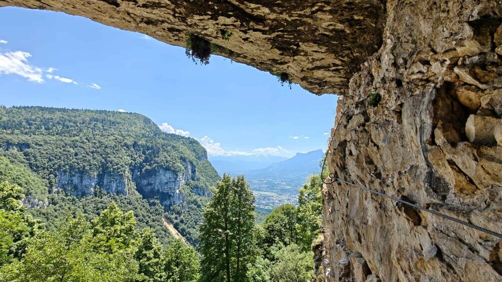Chambéry: Jules Carret via ferrata, beginner level 1