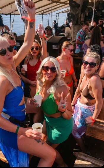 Picture 4 for Activity Tenerife: Boat Party with Unlimited Drinks, DJ, Swim Stop 2