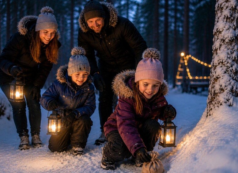 Rovaniemi: Forest Elf Treasure Hunt in Santa Claus Forest 1