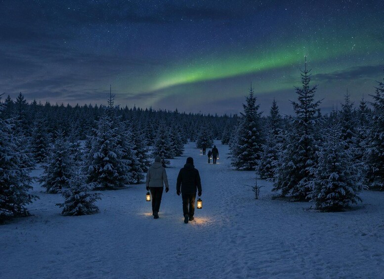 Picture 9 for Activity Rovaniemi: Forest Elf Treasure Hunt in Santa Claus Forest 5