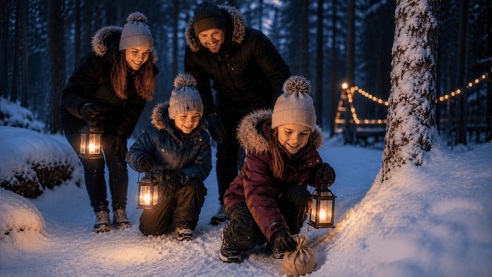 Rovaniemi: Forest Elf Treasure Hunt & Campfire Adventure 1