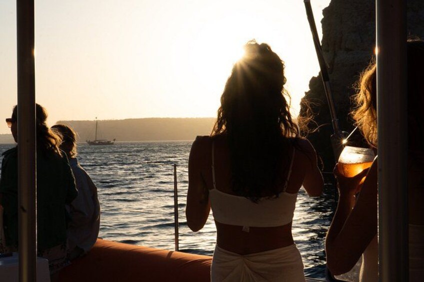 Lagos: Sunset Catamaran Tour Music and Bar Aboard 3