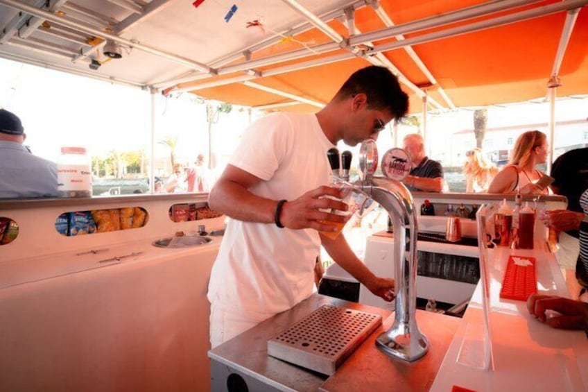 Lagos: Sunset Catamaran Tour Music and Bar Aboard 5