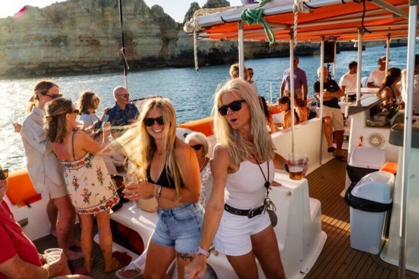 Lagos: Sunset Catamaran Tour Music and Bar Aboard 2