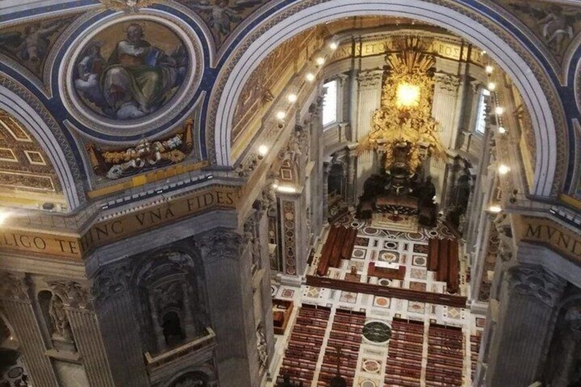 St Peter’s Basilica Reserved Entry and Dome with Elevator 5